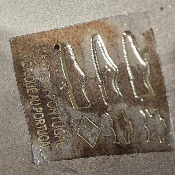 Anthro Coque Terra Sanne Heels Womens 39 Black Brown Shimmer Leather Sandals - Picture 14 of 14